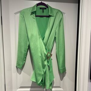 BCBGMaxAzria Vibrant Green Dress